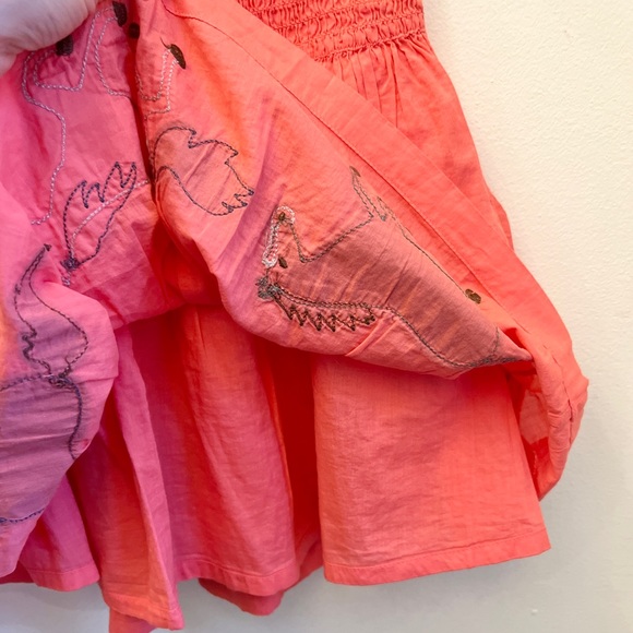 Mini Boden Coral Twirl Horse Appliqué Skirt M 7/8 - Picture 4 of 13